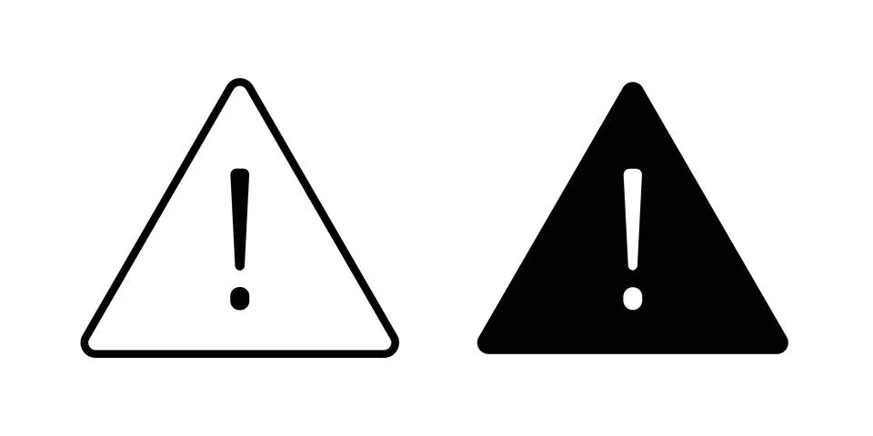 Warning icon concept. best for web design イラスト素材