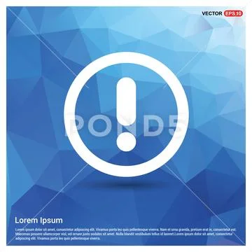 Warning icon Stock Illustration