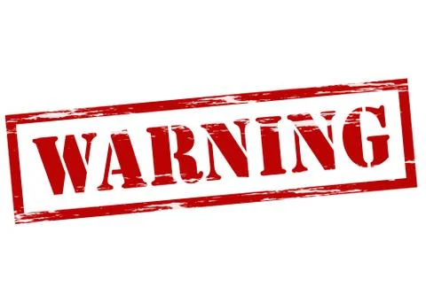 Warning Stock Illustration