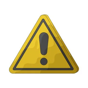 Warning illustration 스톡 일러스트
