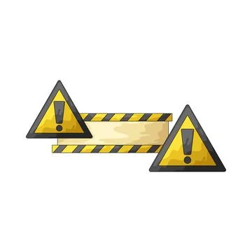 Warning illustration Stock Illustration