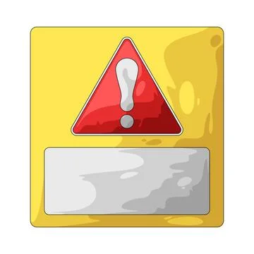 Warning illustration Stock Illustration