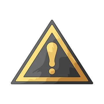 Warning illustration Stock Illustration