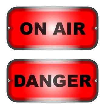 Warning lights Stock Illustration