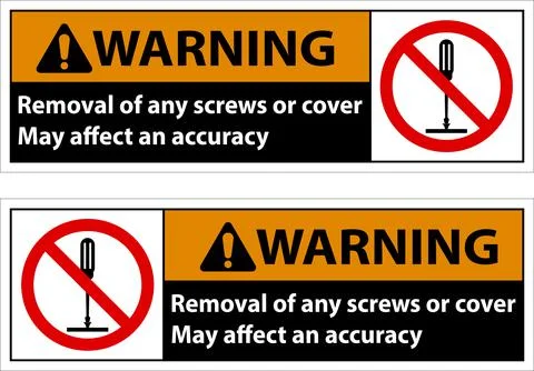 Warning Mechanical Hazard Of Jam Or Cut Inside Keep Hand Clear 스톡 일러스트