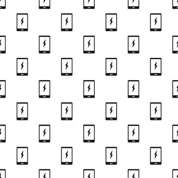 Warning phone pattern vector Stockillustratie