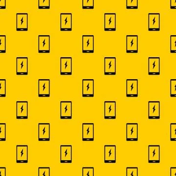 Warning phone pattern vector 库存插图