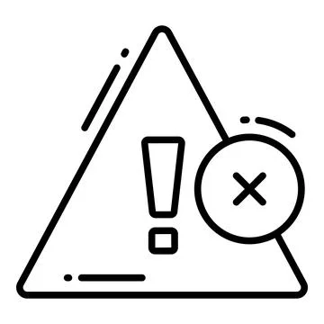 Warning, Protection and security vector icons set cyber computer network bu.. Illustrazione stock