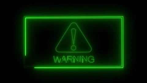 Warning security breach computer hacking warning message hacked Warning symbol Stock Footage 311037179