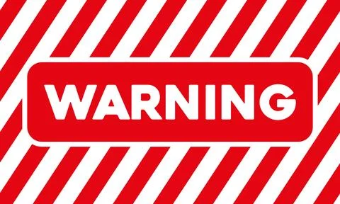 Warning sign, angled stripes 스톡 일러스트