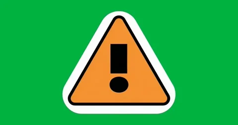 Warning sign appearing on transparent background 3D render pulsing blue aura to Stock Footage 317284682
