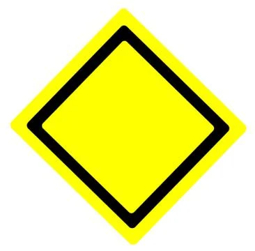 Warning Sign Base Stock Illustration