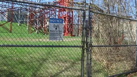 Warning sign Beyond this point Stock Footage 74605343