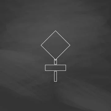 Warning sign computer symbol Stock Illustration