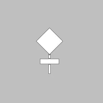 Warning sign computer symbol Illustrazione stock