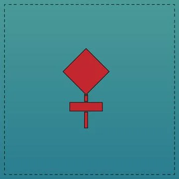 Warning sign computer symbol イラスト素材