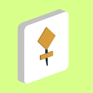 Warning sign computer symbol Illustrazione stock