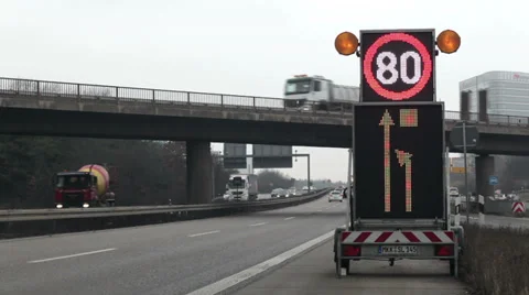 Warning sign Stock-Footage 34296750