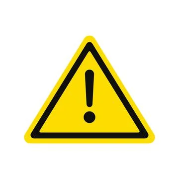 Warning Sign Hazard Alert Stock Illustration