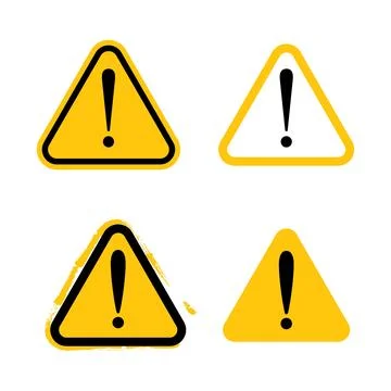Warning sign icon Stock-Illustration