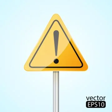 Warning sign Stock Illustration