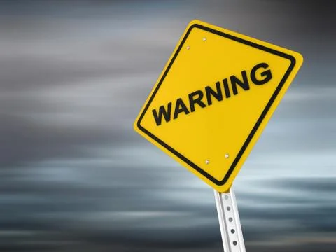 Warning Sign Illustrazione stock