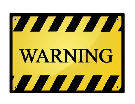 Warning sign Stock Illustration