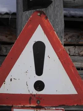 Warning sign Stock Photos