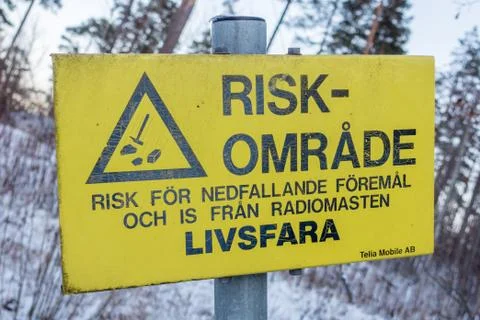 Warning sign Stock Photos