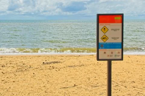 Warning sign Foto stock