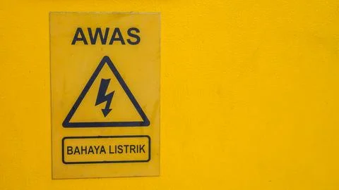 Warning sign Stock Photos