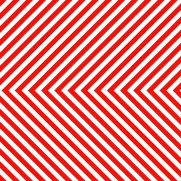 Warning sign with red and white diagonal lines. Attention, danger or caution Stock Illustration