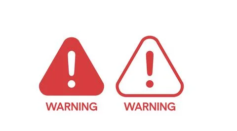 Warning Sign Set Stock Illustration