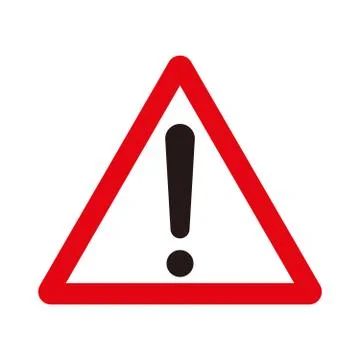 Warning sign Vector Stock Illustration