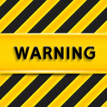 Warning sign. Vector illustration Stock Illustration