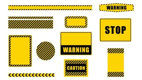 Warning Signs Stock Illustration