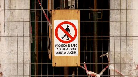 Warning signs Stock Photos
