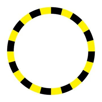 Warning stripes frame. Stock-Illustration