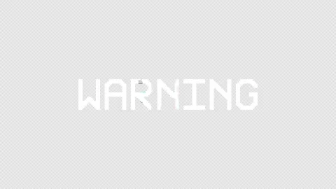 Warning text animation with a glitch eff... | Stock Video | Pond5