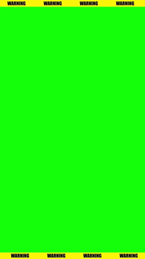 Warning Text Ticker Border Animation Loop on Green Screen 스톡 동영상 337998224