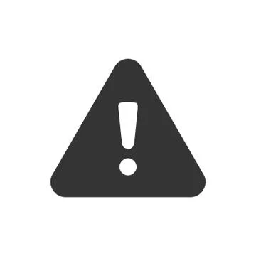 Warning triangle icon Illustrazione stock