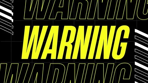 Warning-video Stock Footage 328094517