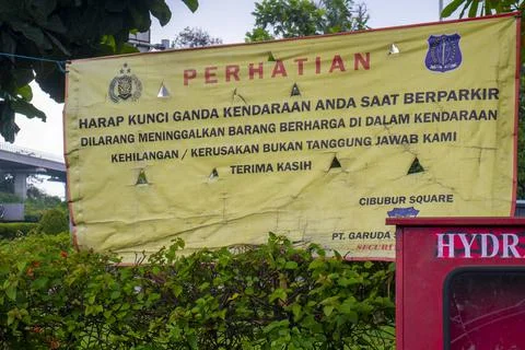 Warning for Visitors Stock Photos