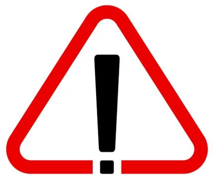 Warning, Warning sign Icon, Warning sign, illustration.sign, Red warning	 Stock Illustration