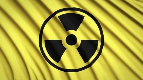 Warning yellow flag Stock Footage 155549458