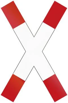 Warnkreuz Stock Illustration