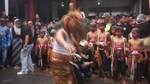 Warok dance Stock Footage 219005663