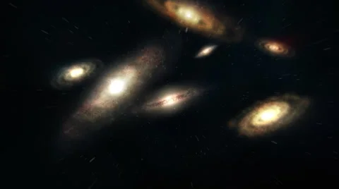 Warp to another galaxies. Astrology cosmos universe travel. Stock Footage