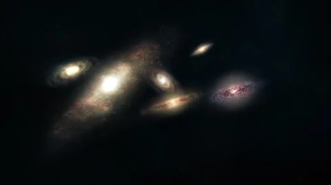 Warp to another galaxies. Astrology cosmos universe travel. Stock Footage 33734220