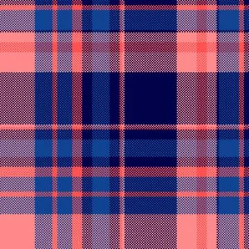 Warp background pattern seamless, single fabric plaid vector. Neutral texti.. 스톡 일러스트
